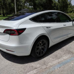 Telsa Model 3 Exterior Rear Passenger Side