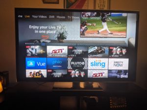 Fire TV Home Screen with Antenna Channels