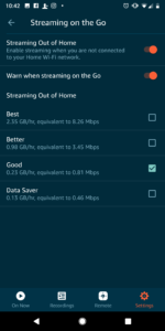 Fire TV App Streaming Quality
