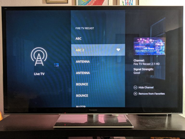 Fire TV Recast Channel List