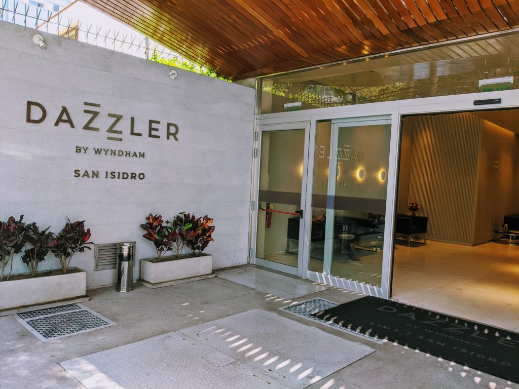 Dazzler by Wyndham San Isidro Hotel Entrance Lima Peru