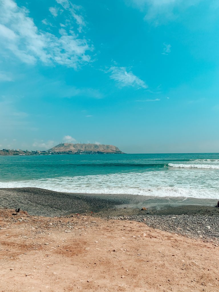 La Pampilla Beach Ocean Waves Miraflores Lima Peru