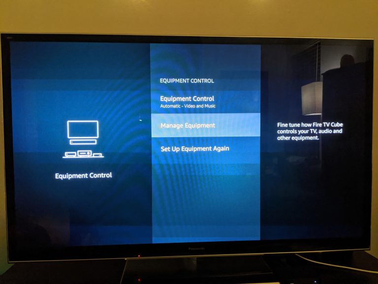 Fire TV Setting Menu