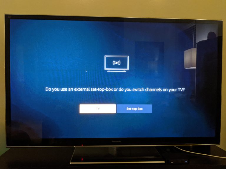 Fire TV Setting Menu OTA Setup