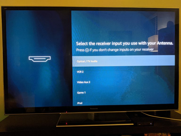 Fire TV Setting Menu