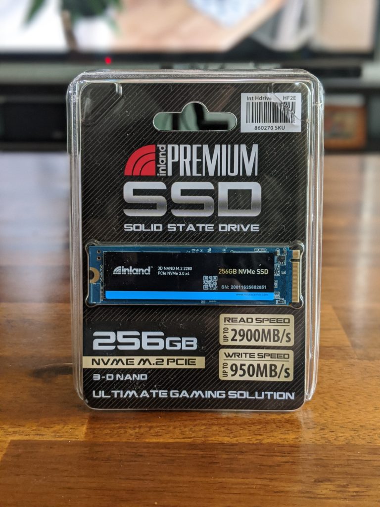 256GB SSD 3D NAND M.2 2280 PCIe NVMe 3.0 x4 Internal Solid State Drive